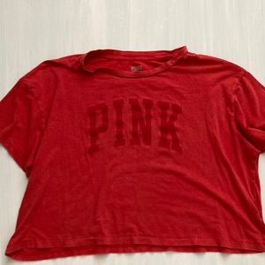 Red crop top